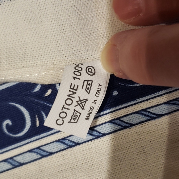 Tessitura di Arconate ROMA Tea Towel Wall Hanging 35" x 24" Cotton Made In Italy - Picture 10 of 10